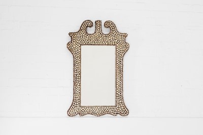 Lot 332 - A shell-encrusted pier mirror attributed to Anthony Redmile
