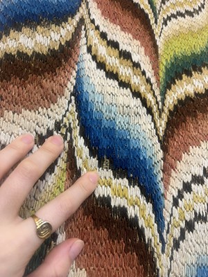 Lot 280 - A large bargello work hanging