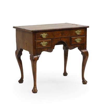 Lot 507 - A late George II walnut lowboy