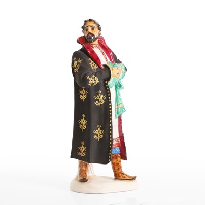 Lot 216 - A Lomonosov porcelain figure of Boris Godunov