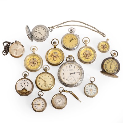 Lot 39 - Fourteen various pocket watches