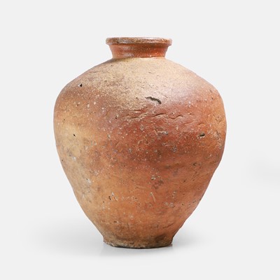 Lot 321 - A Japanese stoneware otsubo storage jar