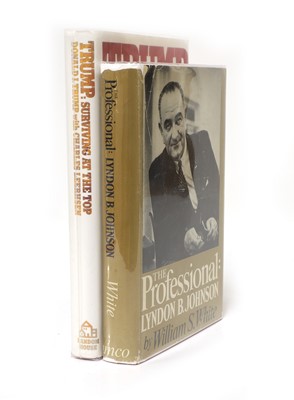 Lot 402 - Two American Presidents Signed: Donald Trump & Lyndon B Johnson.