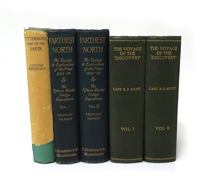 Lot 407 - SCOTT, Capt. Robert F: The Voyage of the Discovery, 2 Volume Set.