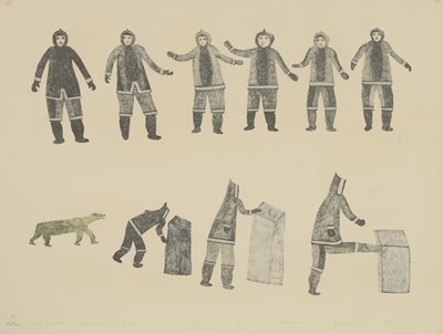 Lot 393 - Pudlo Pudlat (Canadian, 1916-1992)