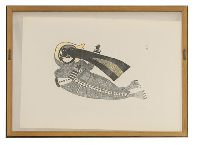 Lot 393 - Pudlo Pudlat (Canadian, 1916-1992)