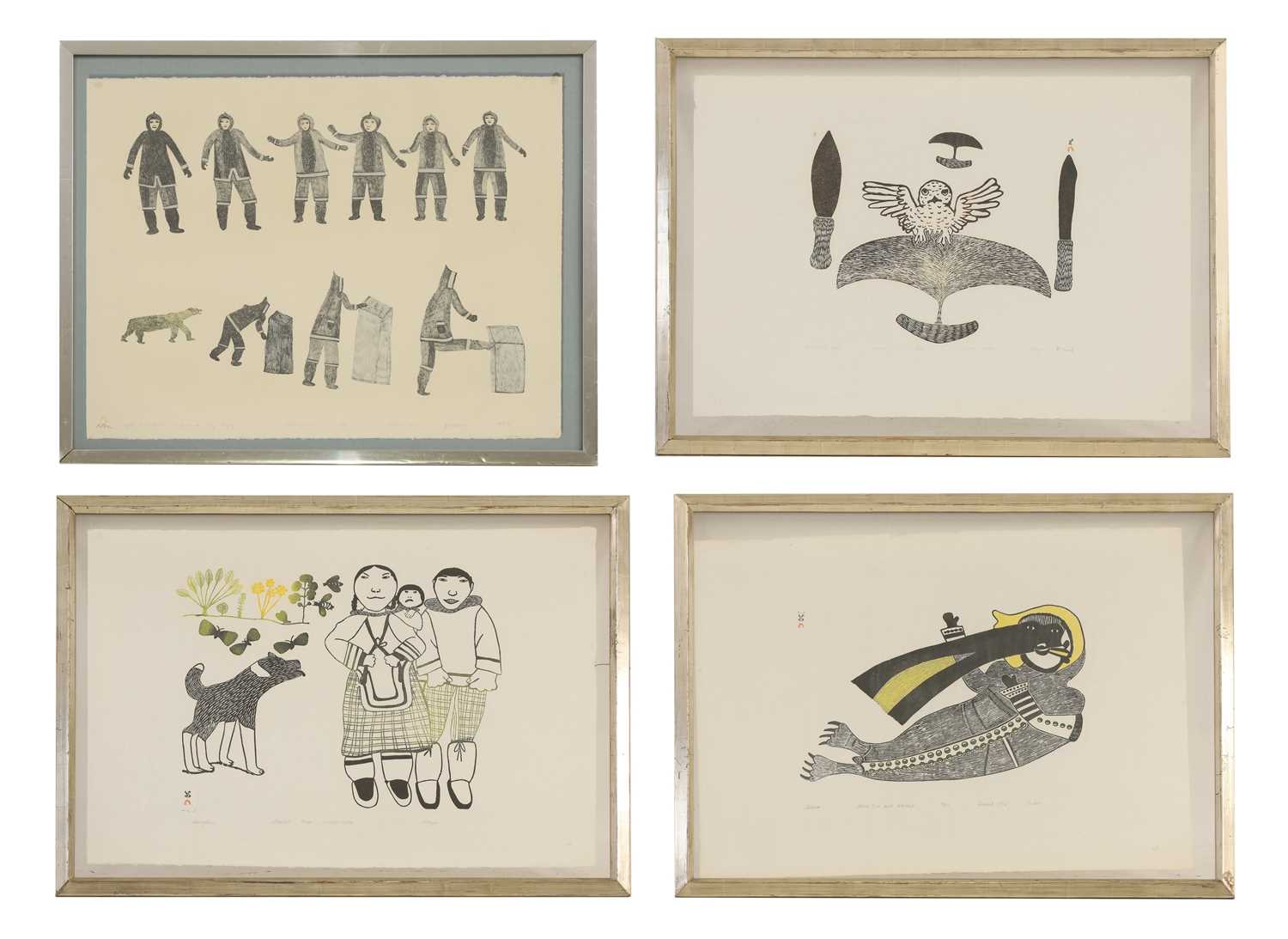 Lot 393 - Pudlo Pudlat (Canadian, 1916-1992)