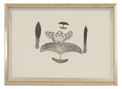 Lot 393 - Pudlo Pudlat (Canadian, 1916-1992)