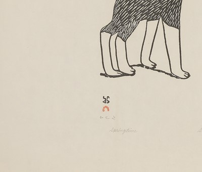 Lot 393 - Pudlo Pudlat (Canadian, 1916-1992)