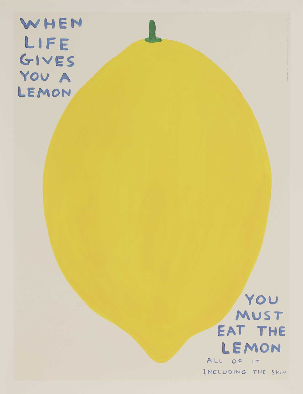 Lot 485 - David Shrigley (b.1968)