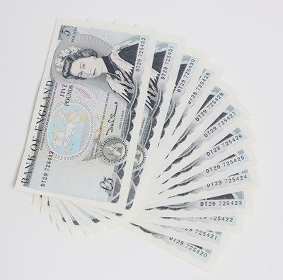 Lot 10 - Notes, Great Britain, Elizabeth II (1952-2022)