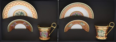 Lot 195 - A Rosenthal for Versace 'Floral Elegy' tea service