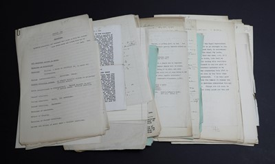 Lot 435 - ANDRADE, Edward Neville da Costa: Manuscripts for Christmas lectures