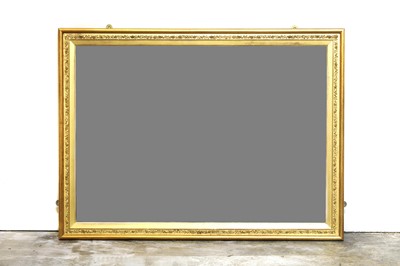Lot 492 - A giltwood and gesso mirror