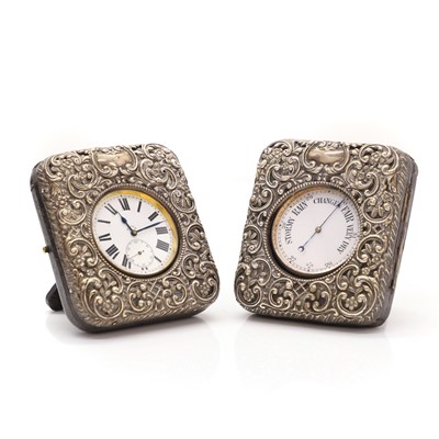 Lot 15 - Silver cased ‘Goliath’ pocket watch