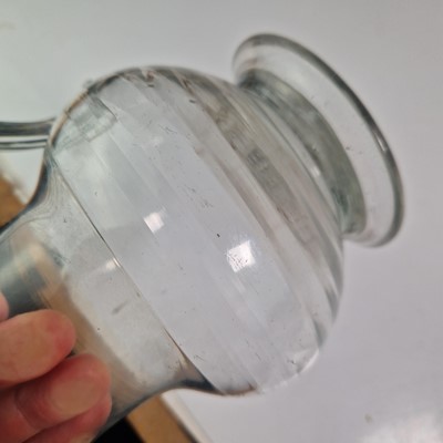 Lot 16 - A Lynn glass ale jug