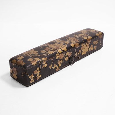 Lot 277 - A Japanese gold lacquer fubako and cover