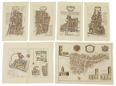 Lot 425 - Eleven Maps: LONDON WARDS (All hand coloured)
