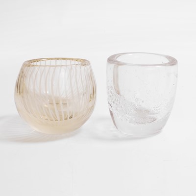 Lot 168 - Two Finnish glass vases