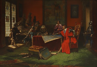 Lot 151 - Adolphe Alexandre Lesrel (French, 1839-1929)