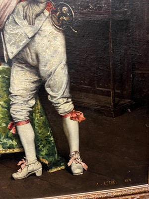 Lot 171 - Adolphe Alexandre Lesrel (French, 1839-1929)