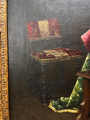 Lot 171 - Adolphe Alexandre Lesrel (French, 1839-1929)