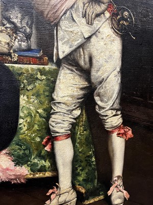 Lot 171 - Adolphe Alexandre Lesrel (French, 1839-1929)