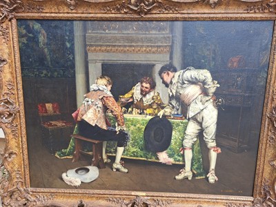 Lot 171 - Adolphe Alexandre Lesrel (French, 1839-1929)