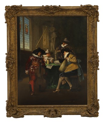Lot 172 - Adolphe Alexandre Lesrel (French, 1839-1929)