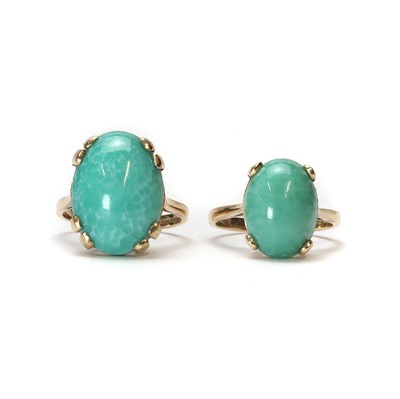Lot 1158 - Two 9ct gold rings