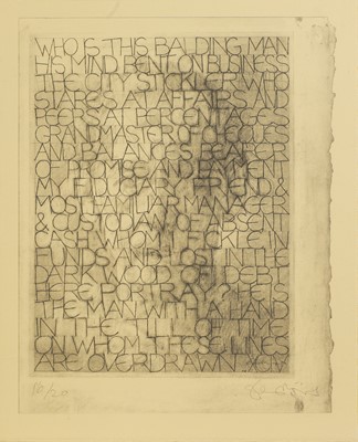 Lot 365 - Tom Phillips RA (British, 1937-2002)