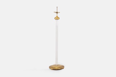 Lot 77 - A Perspex and parcel-gilt floor lamp by Charles Edwards