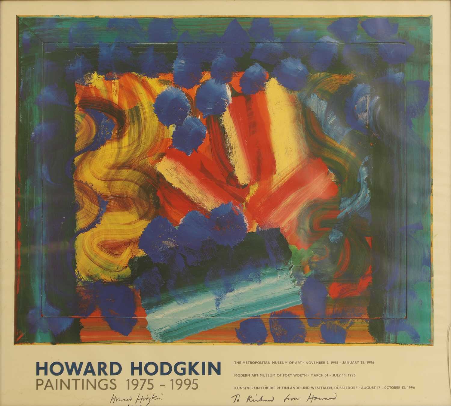 Lot 368 - Sir Howard Hodgkin CH (British, 1932-2017)