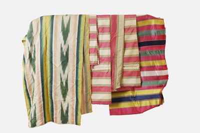 Lot 335 - A group of silk fabrics