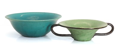 Lot 106 - Two glazed stoneware vases