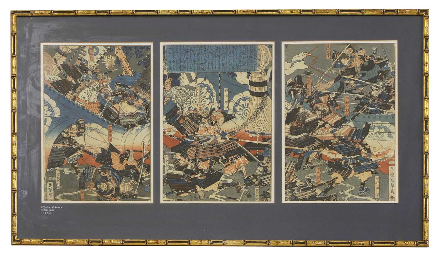 Lot 125 - Utagawa Sadahide (Japanese, c.1807-1879)