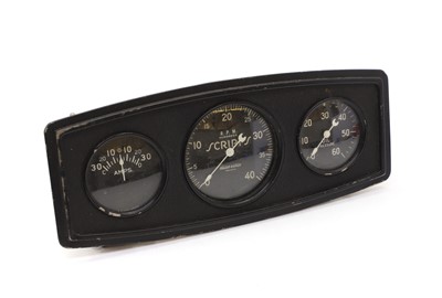 Lot 44 - A Scripps-Booth instrument board dash panel