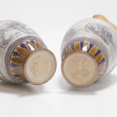 Lot 27 - Hannah Barlow (1851-1916) for Doulton Lambeth
