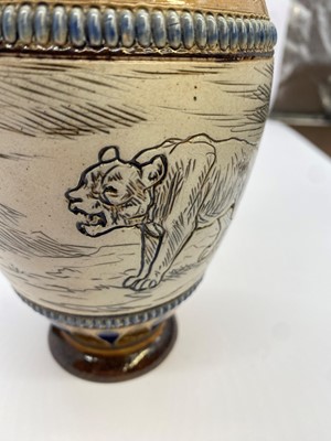 Lot 27 - Hannah Barlow (1851-1916) for Doulton Lambeth