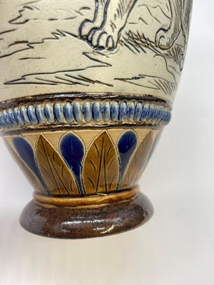 Lot 27 - Hannah Barlow (1851-1916) for Doulton Lambeth