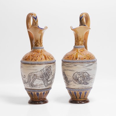 Lot 27 - Hannah Barlow (1851-1916) for Doulton Lambeth