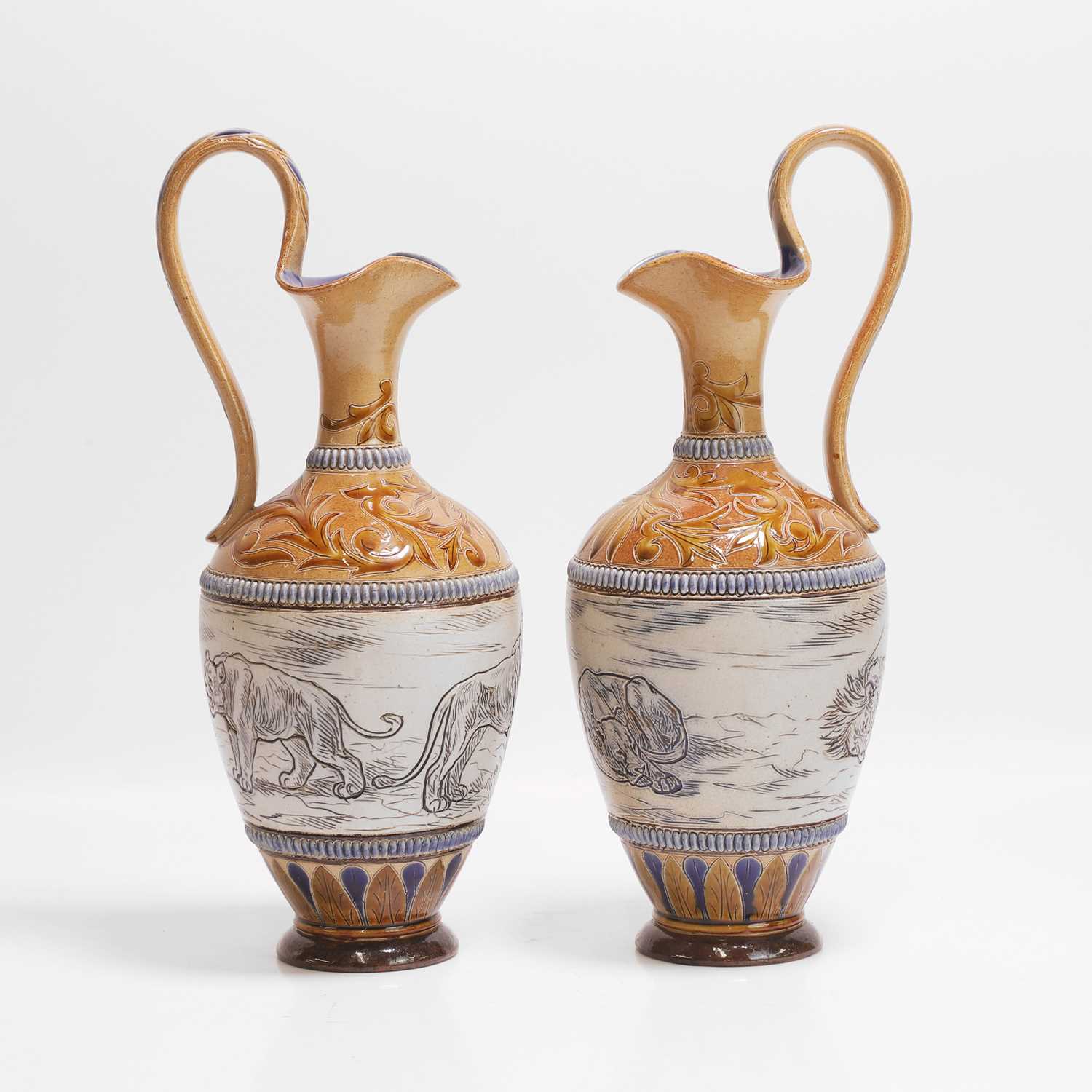 Lot 27 - Hannah Barlow (1851-1916) for Doulton Lambeth
