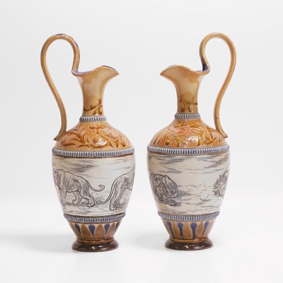 Lot 27 - Hannah Barlow (1851-1916) for Doulton Lambeth