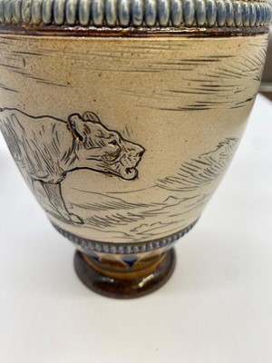 Lot 27 - Hannah Barlow (1851-1916) for Doulton Lambeth