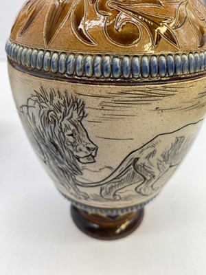 Lot 27 - Hannah Barlow (1851-1916) for Doulton Lambeth