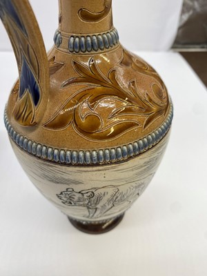 Lot 27 - Hannah Barlow (1851-1916) for Doulton Lambeth