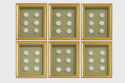 Lot 646 - A collection of grand tour plaster intaglios