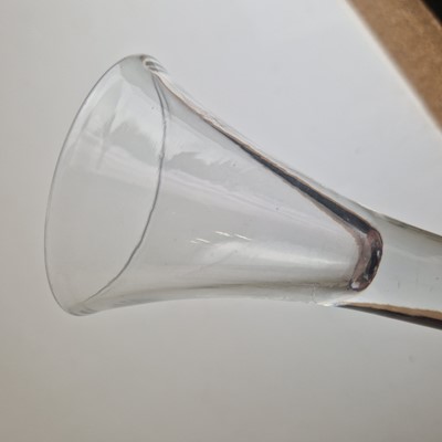 Lot 4 - A group of ten plain stem wine glasses