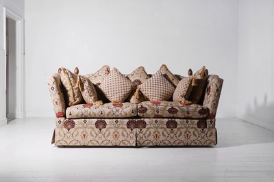 Lot 301 - A two-seater Knole sofa