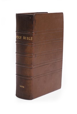 Lot 159 - (1679) King James Bible: The Holy Bible, containing the Old Testament & the New.